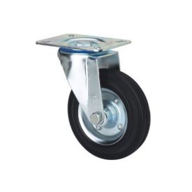 Imagen de Rueda giratoria goma Alex ZV-BS 160mm 180 kg