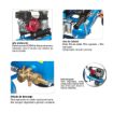 Imagen de Motocompresor de aire comprimido gasolina 22 litros  5,5 HP Imcoinsa