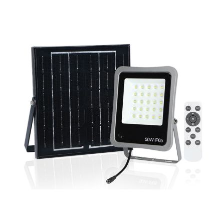 Imagen de Foco led solar con mando 50 W Ayerbe