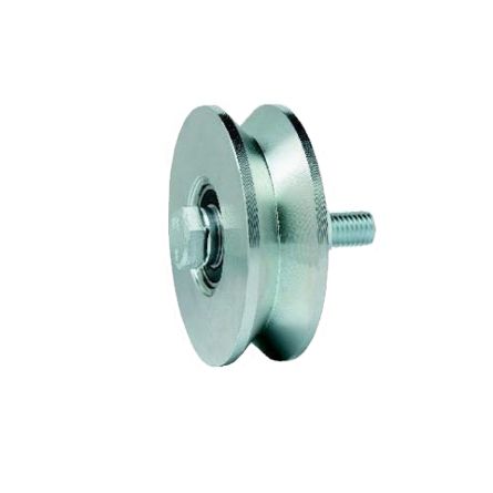 Imagen de Rueda para puertas correderas canal angular con tornillo doble rodamiento Aumon