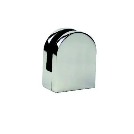 Imagen de Grapa para vidrio redonda plana inoxidable Aumon