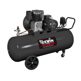 Imagen de Compresor  de aire comprimido correas 200 litros 4 HP monofásico Cevik CA-PRO200-4MF