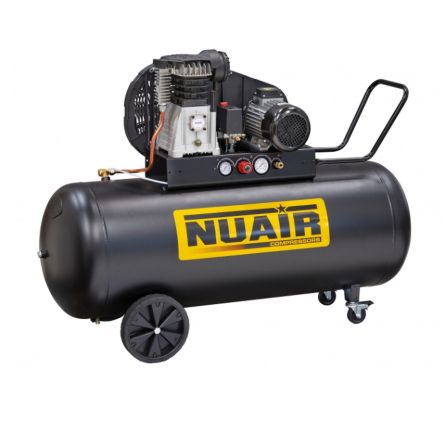 Imagen de Compresor de aire comprimido de pistón 200 litros  3 HP  Nuair B2800B/3CM/200 Tech-Pro