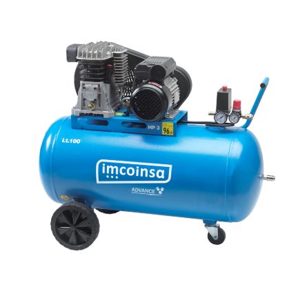 Imagen de Compresor de aire comprimido correas 3HP 100 litros Imcoinsa Advance 04N433E