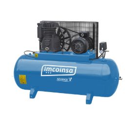Imagen de Compresor de aire comprimido correas trifásico 500 litros 10 HP 15 bar Imcoinsa 04A185A