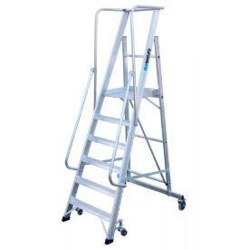 Imagen de Escalera móvil con plataforma plegable KTL 2XL-S