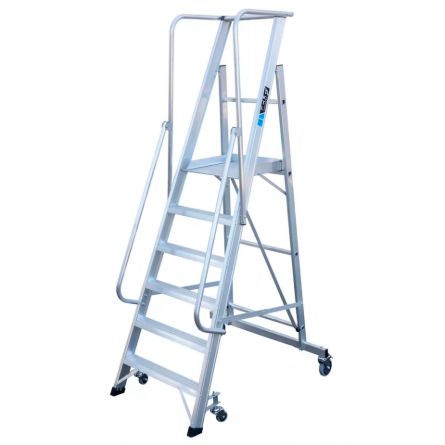 Imagen de Escalera móvil con plataforma plegable KTL 2XL-S