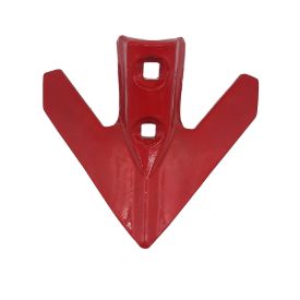 Imagen de Reja cultivador con nervio 2 agujeros Surco 1647 C2N 7 mm